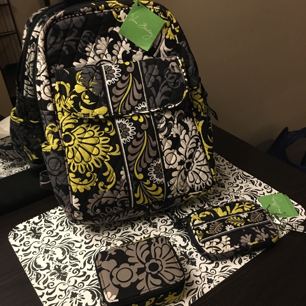 Vera Bradley Backpack with matching items